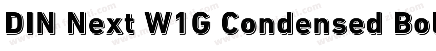 DIN Next W1G Condensed Bold字体转换